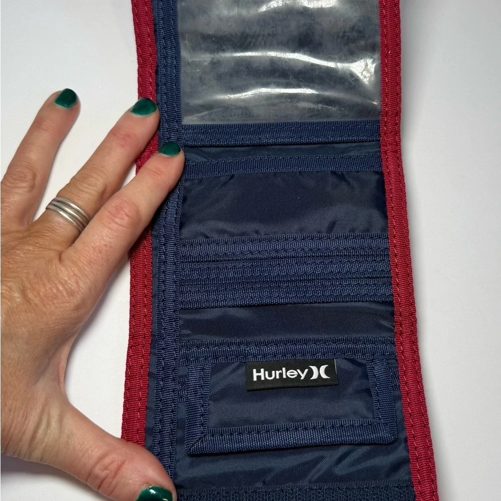 Hurley OG trifold Velcro wallet